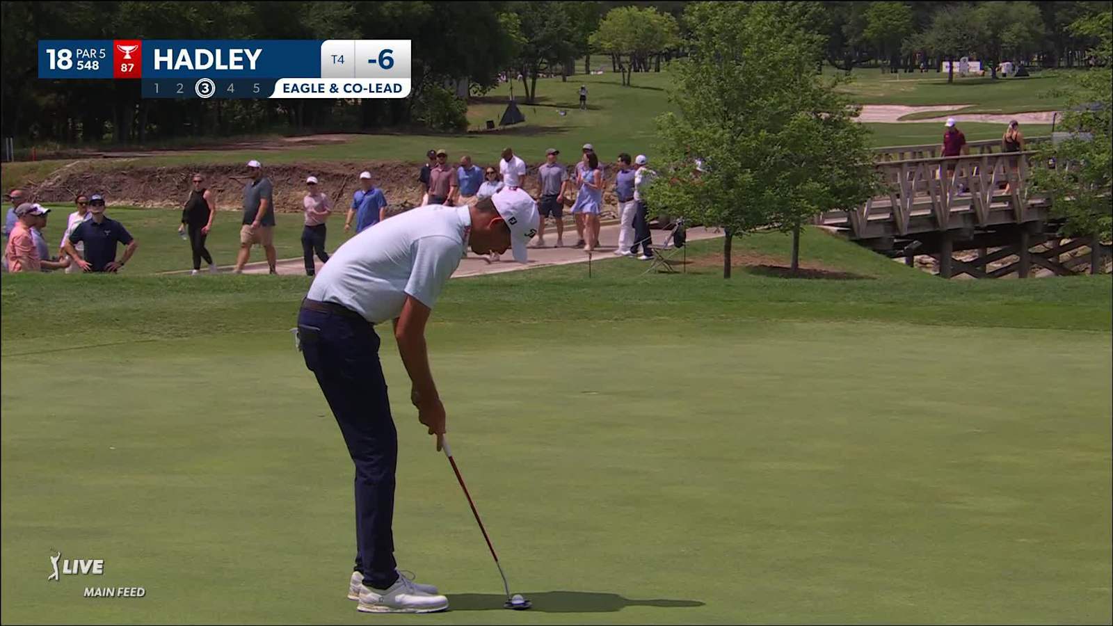 Chesson Hadley closes with birdie at CJ CUP Byron Nelson