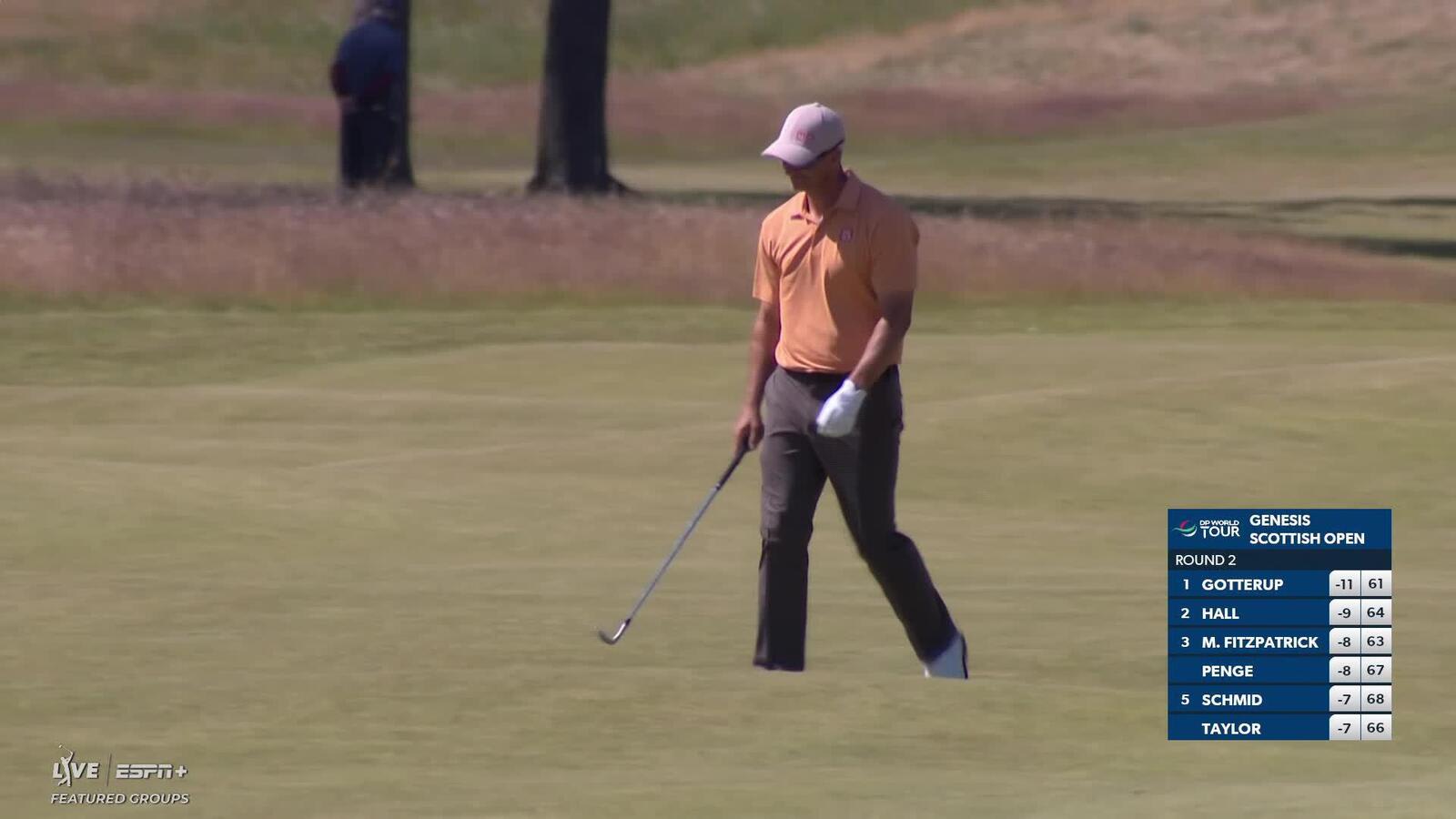 Adam Scott makes birdie on No. 3 at Genesis Scottish Open