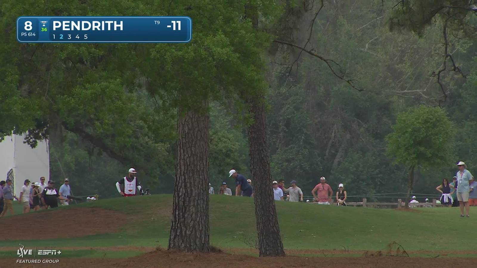 Taylor Pendrith's wedge after layup yields birdie at Houston Open