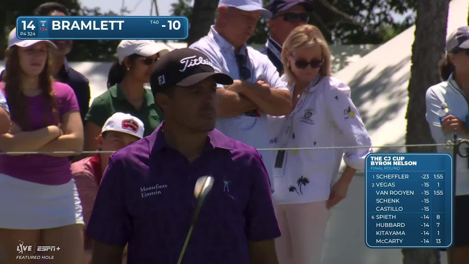 Joseph Bramlett makes birdie on No. 14 at THE CJ CUP