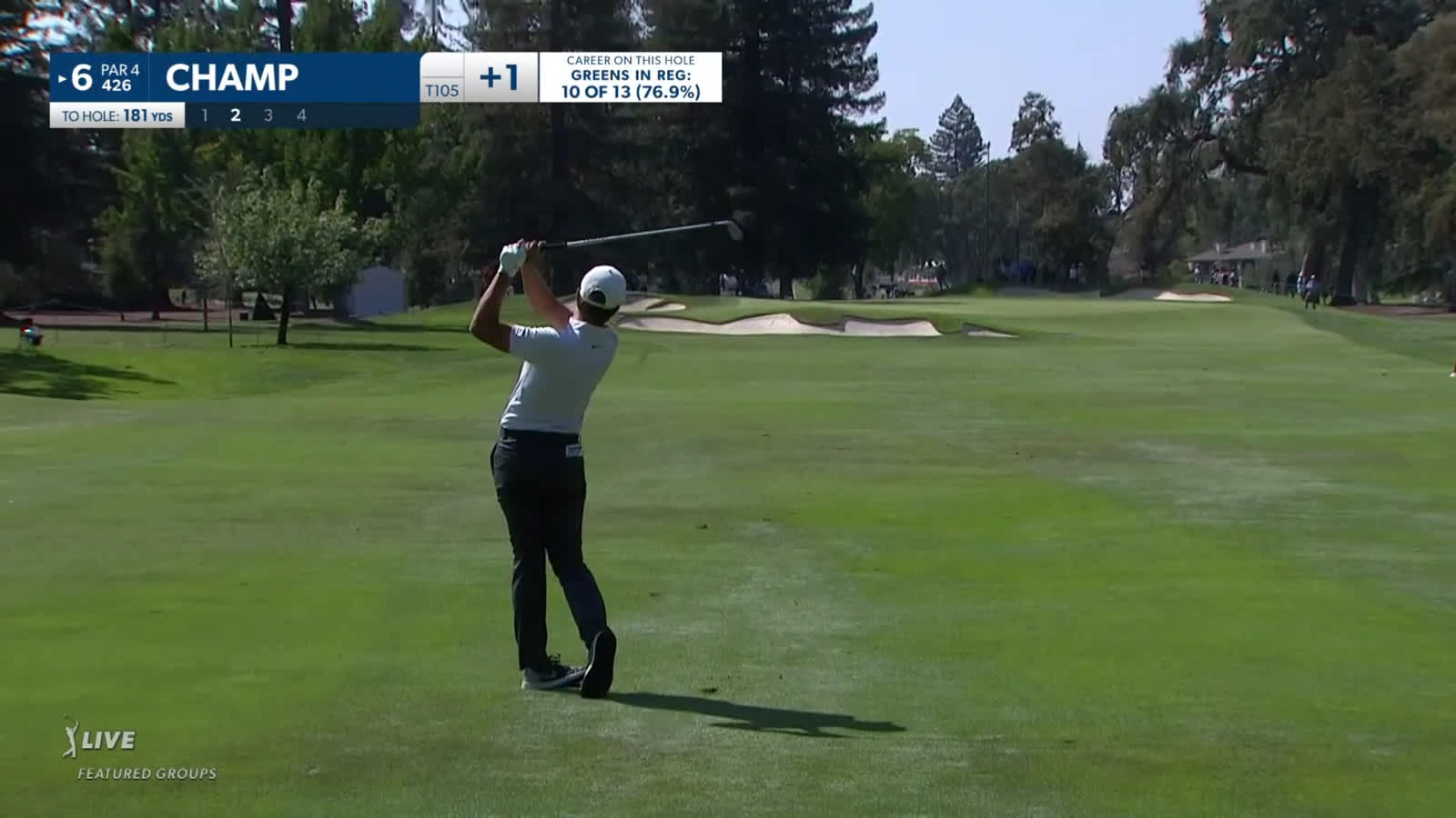 Cameron Champ hits perfect approach, sets up tap in birdie at Fortinet Champ