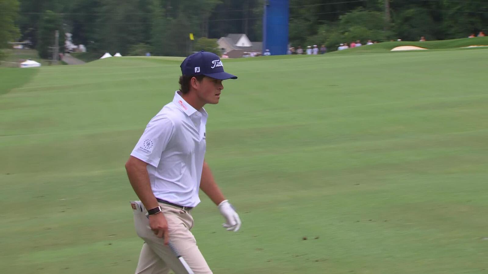 Jackson Koivun makes birdie on No. 11 at Wyndham