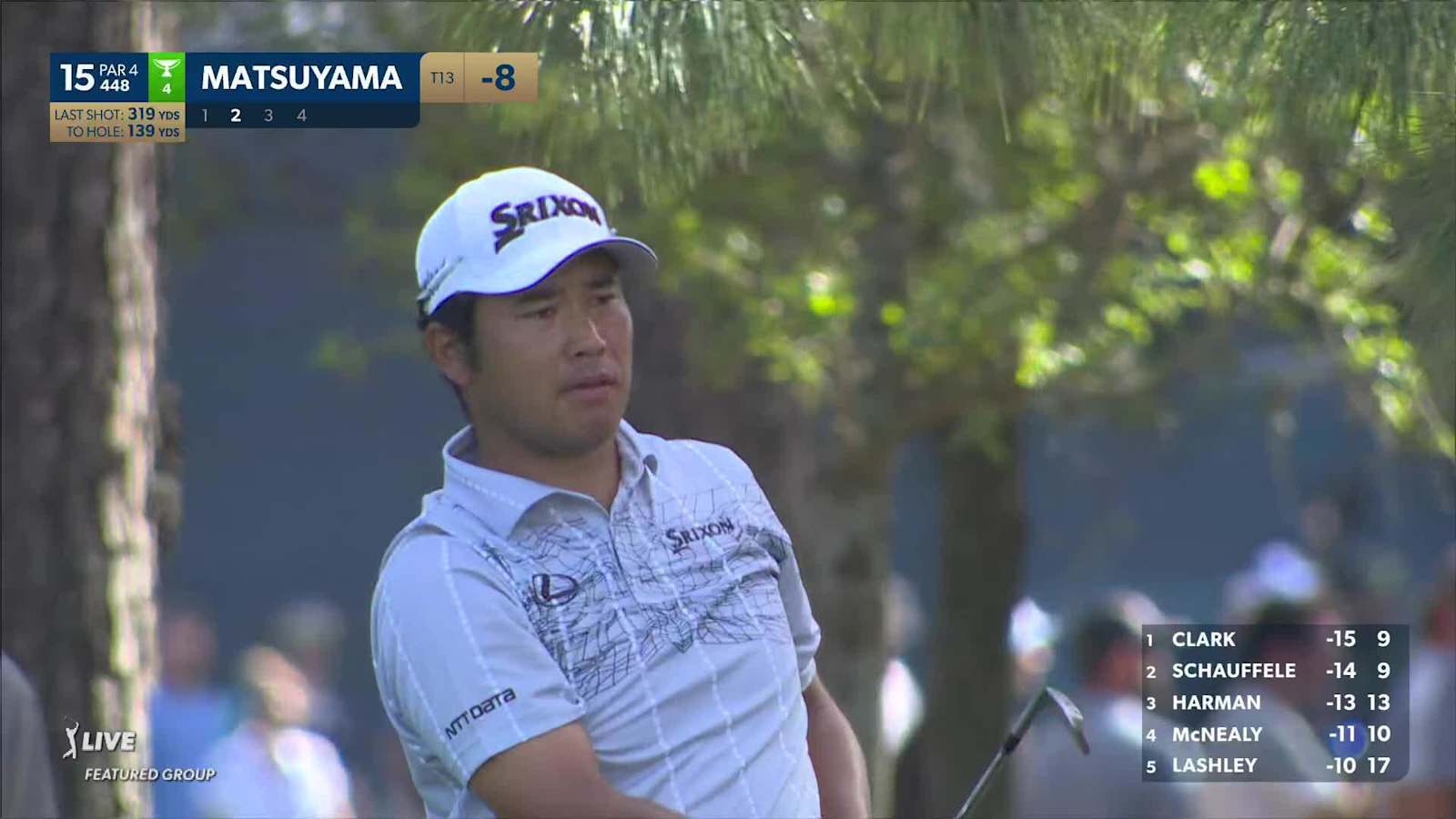 Hideki Matsuyama dials in approach to set up birdie at THE PLAYERS
