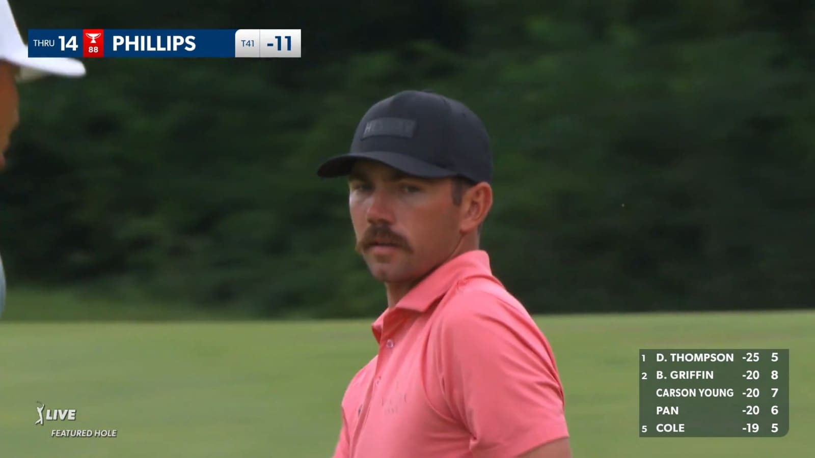 Chandler Phillips makes birdie at John Deere