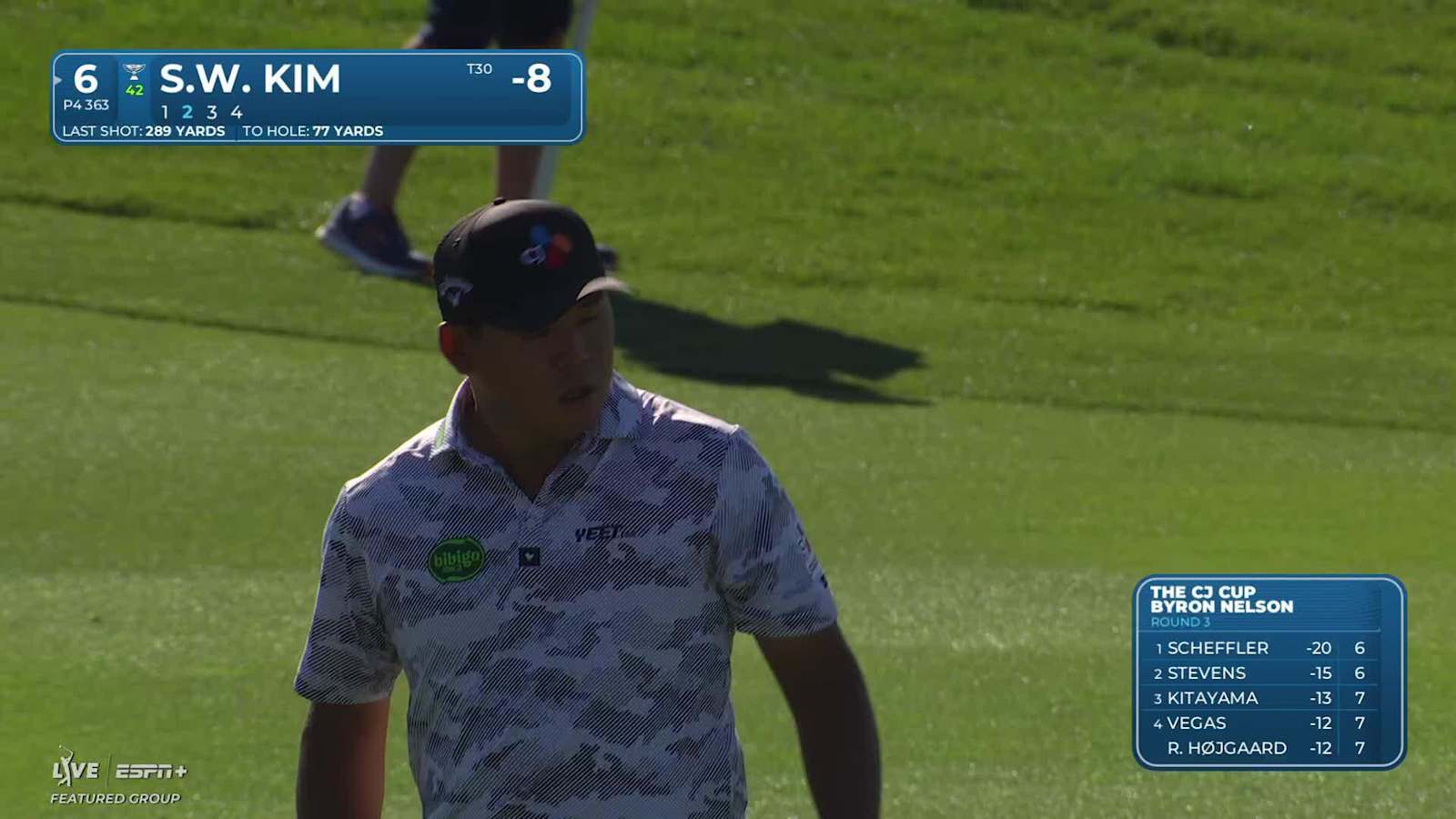 Si Woo Kim makes birdie on No. 6 at THE CJ CUP