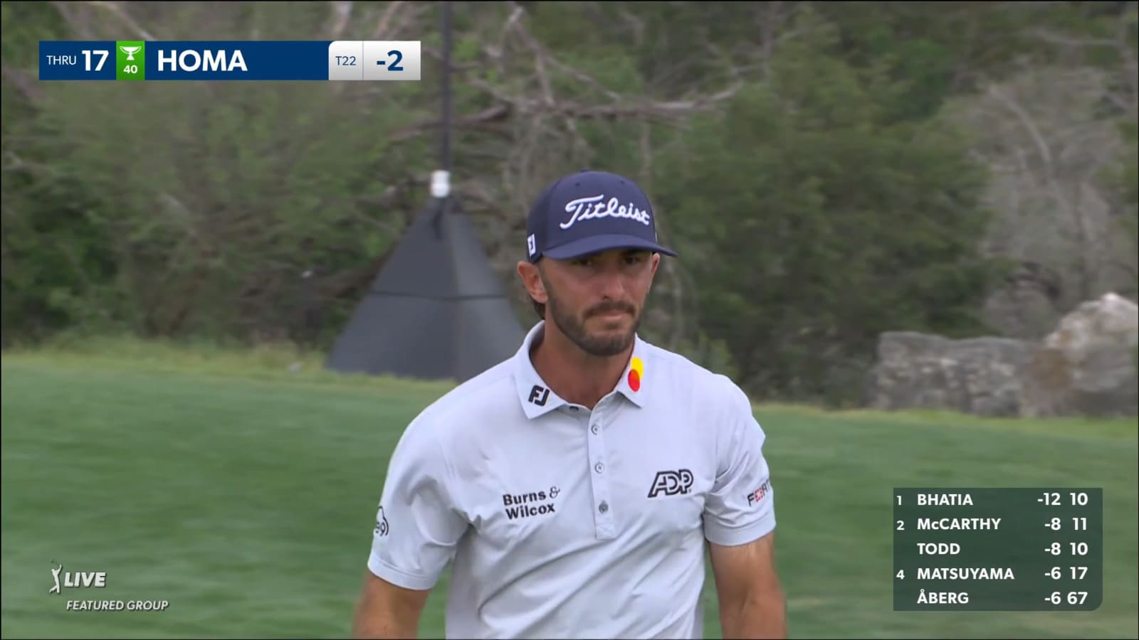 Max Homa cards birdie at Valero