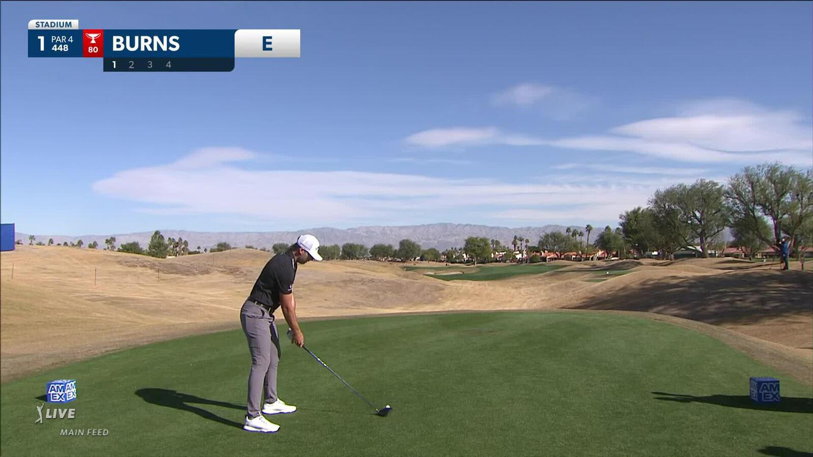 Sam Burns’ Round 1 highlights from The American Express
