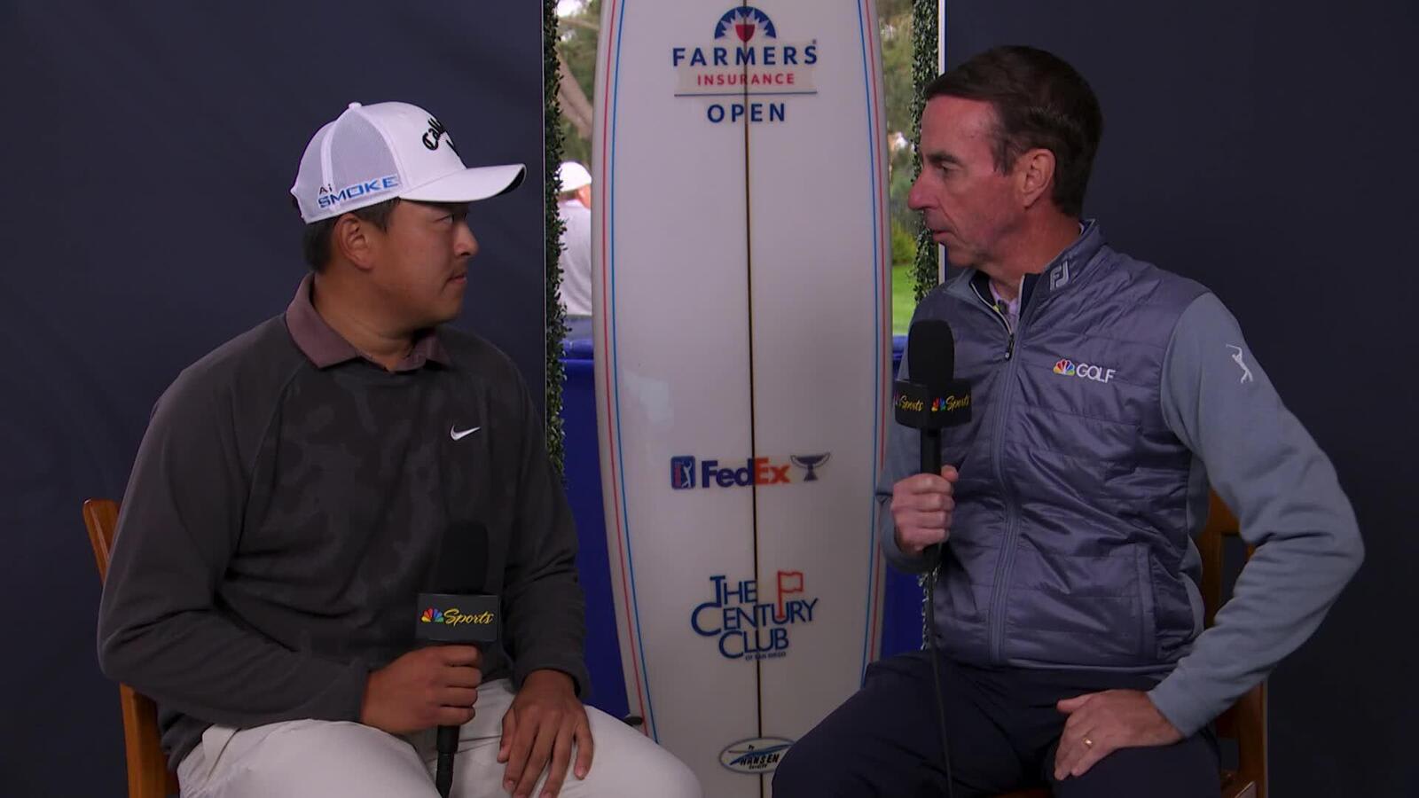 Kevin Yu's interview after Round 1 of Farmers 