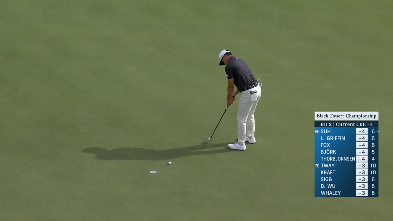 Michael Thorbjornsen makes birdie at Black Desert