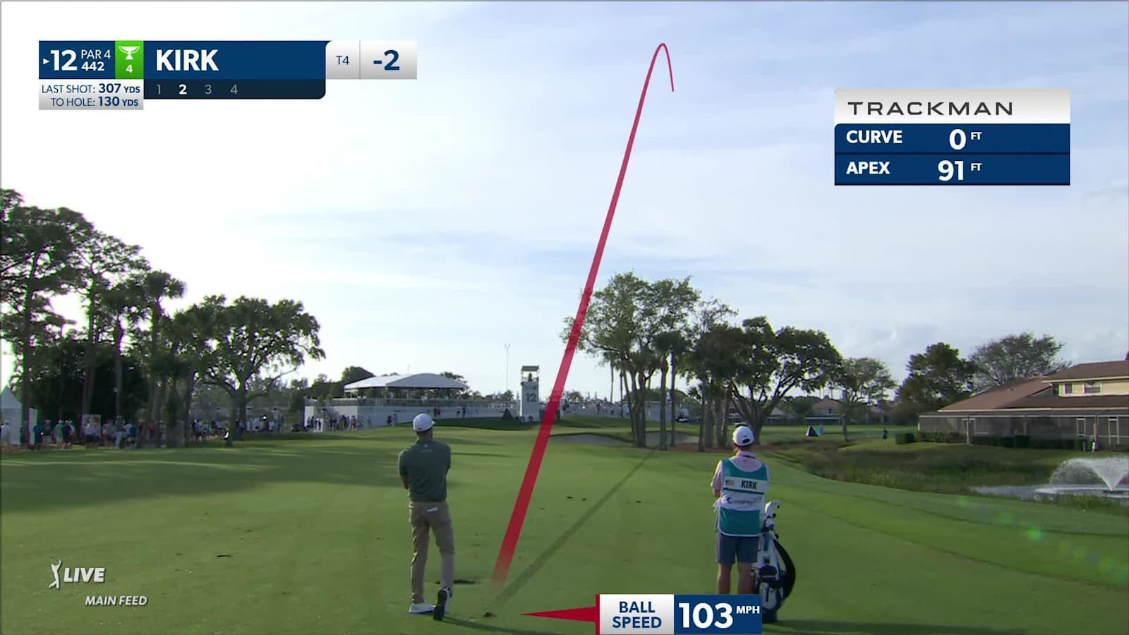 Chris Kirk uses nice approach to set up birdie at Cognizant Classic
