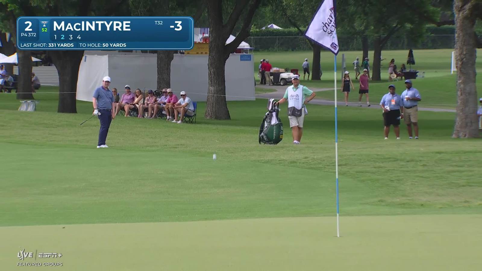 Robert MacIntyre makes birdie on No. 2 at Charles Schwab