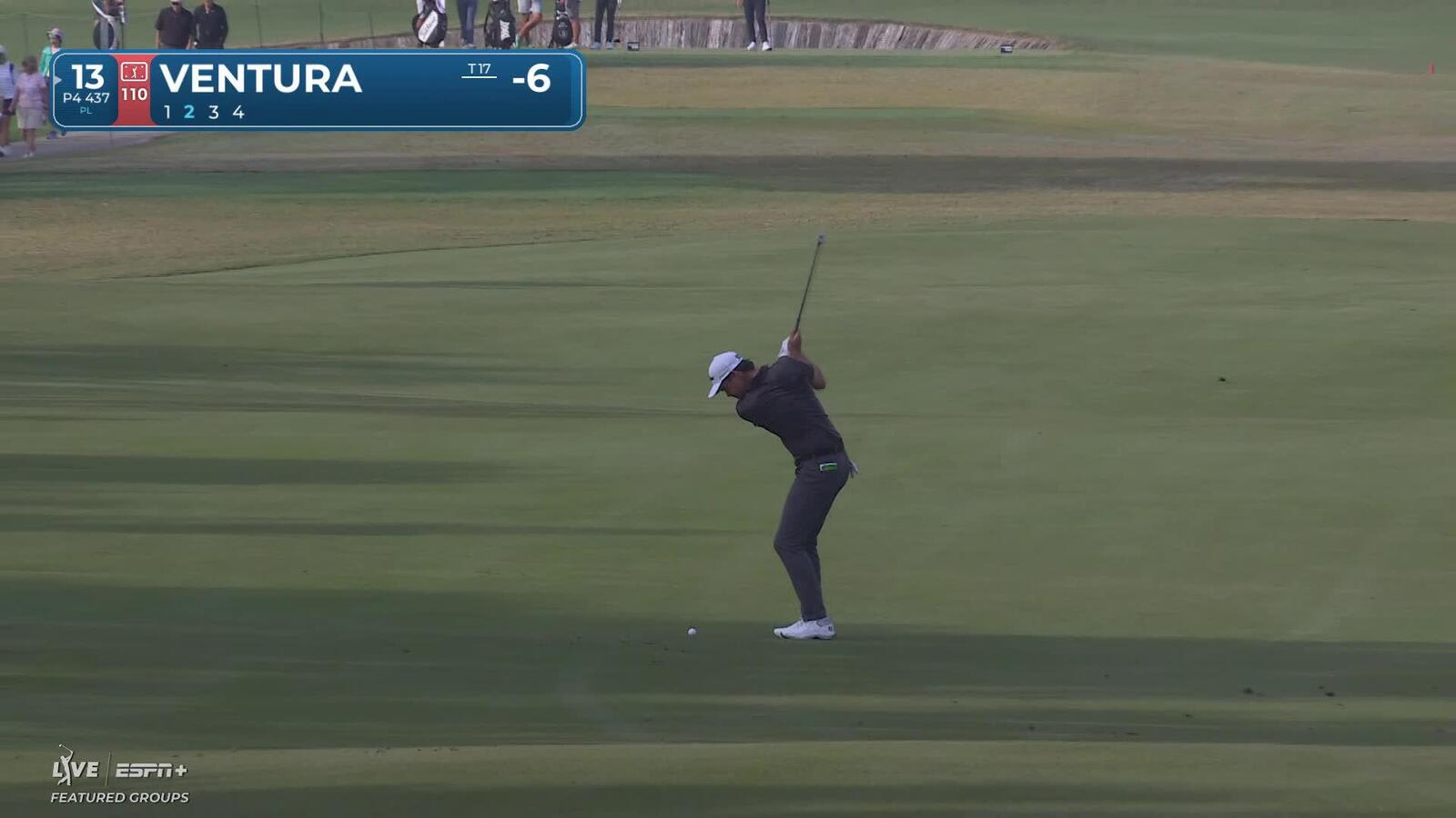 Kristoffer Ventura makes birdie on No. 13 at The RSM Classic