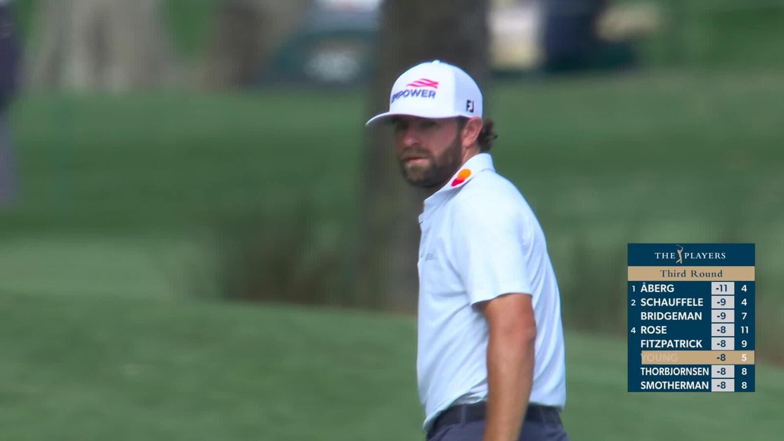 Cameron Young hits 164-yard approach to 9 feet, sets up birdie on No. 6 at THE PLAYERS