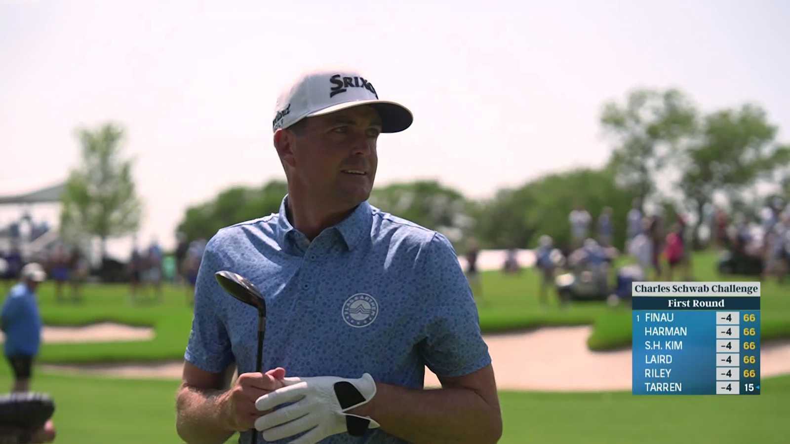 Keegan Bradley cards birdie at Charles Schwab