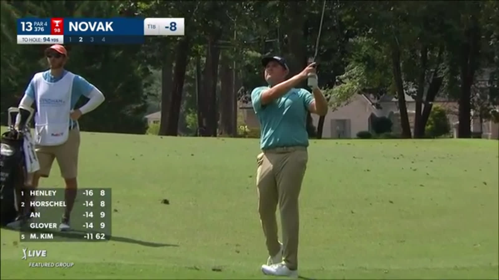 Andrew Novak continues solid iron play with nice approach at Wyndham