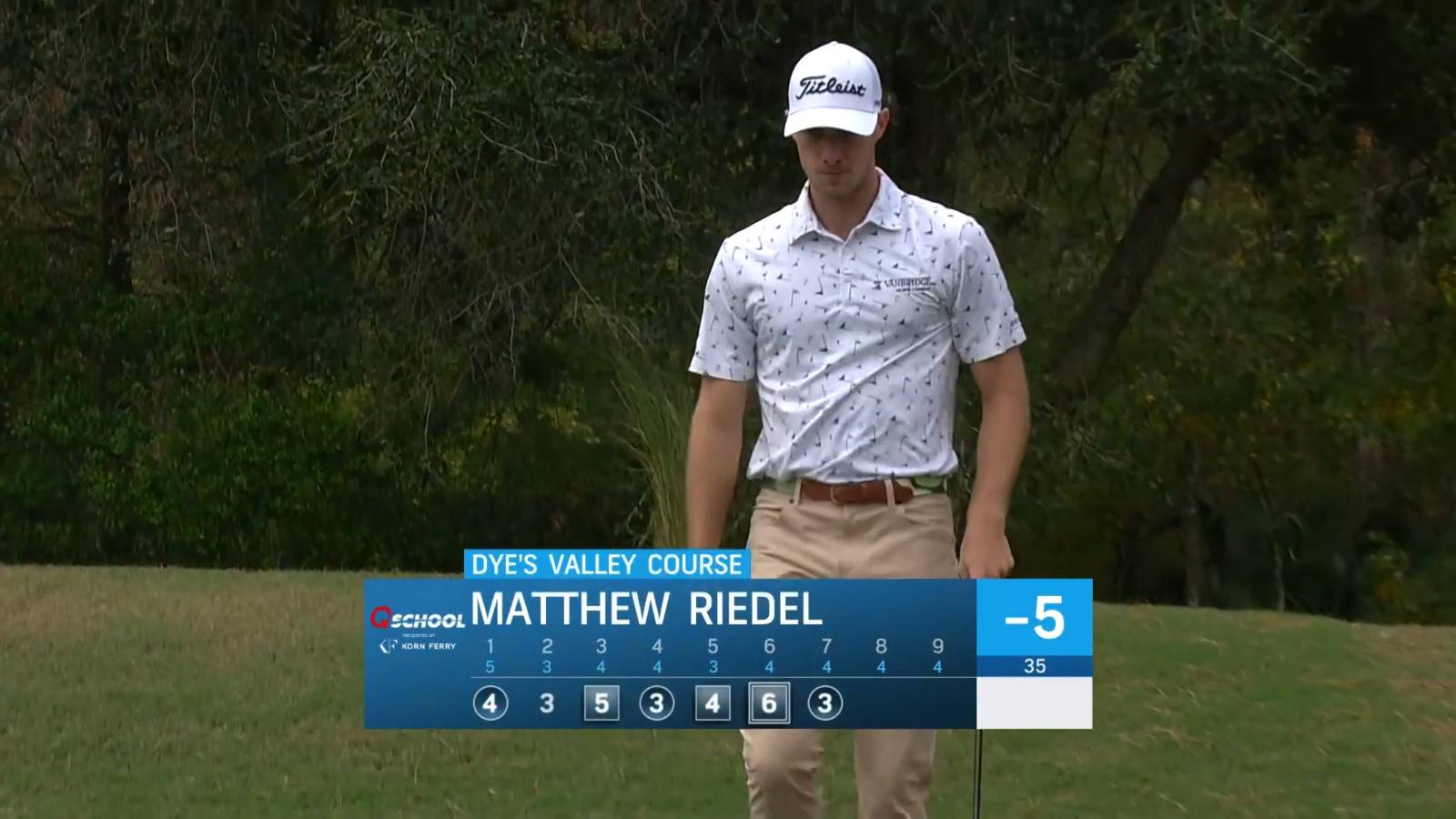 Matthew Riedel makes much needed birdie on No. 7 at PGA TOUR Q-School