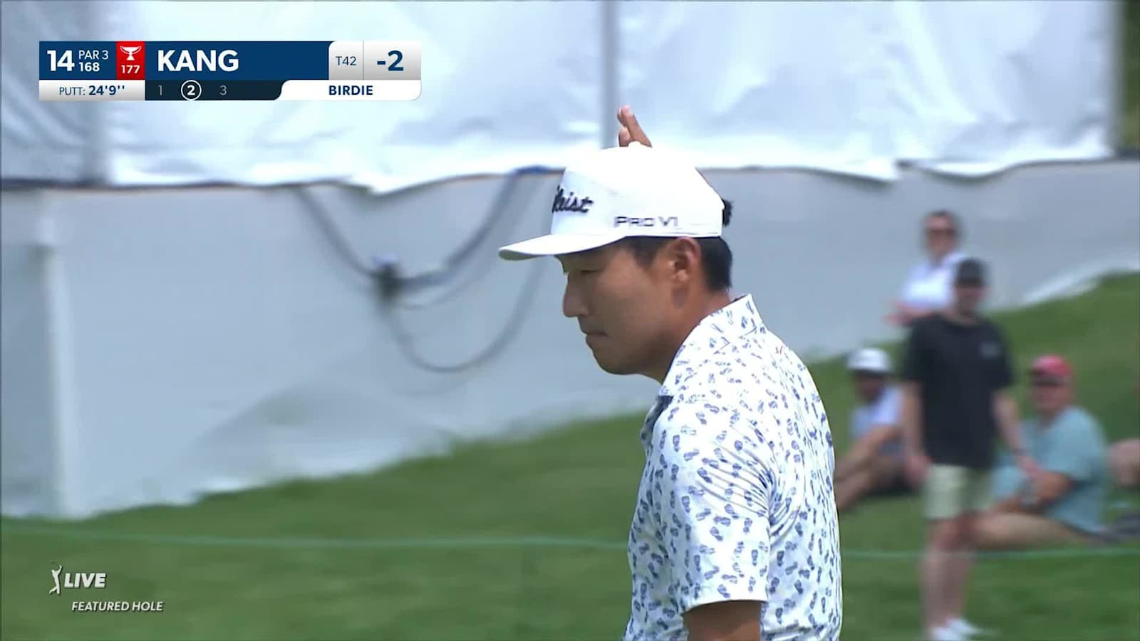 Sung Kang sinks 24-foot birdie putt at RBC Canadian