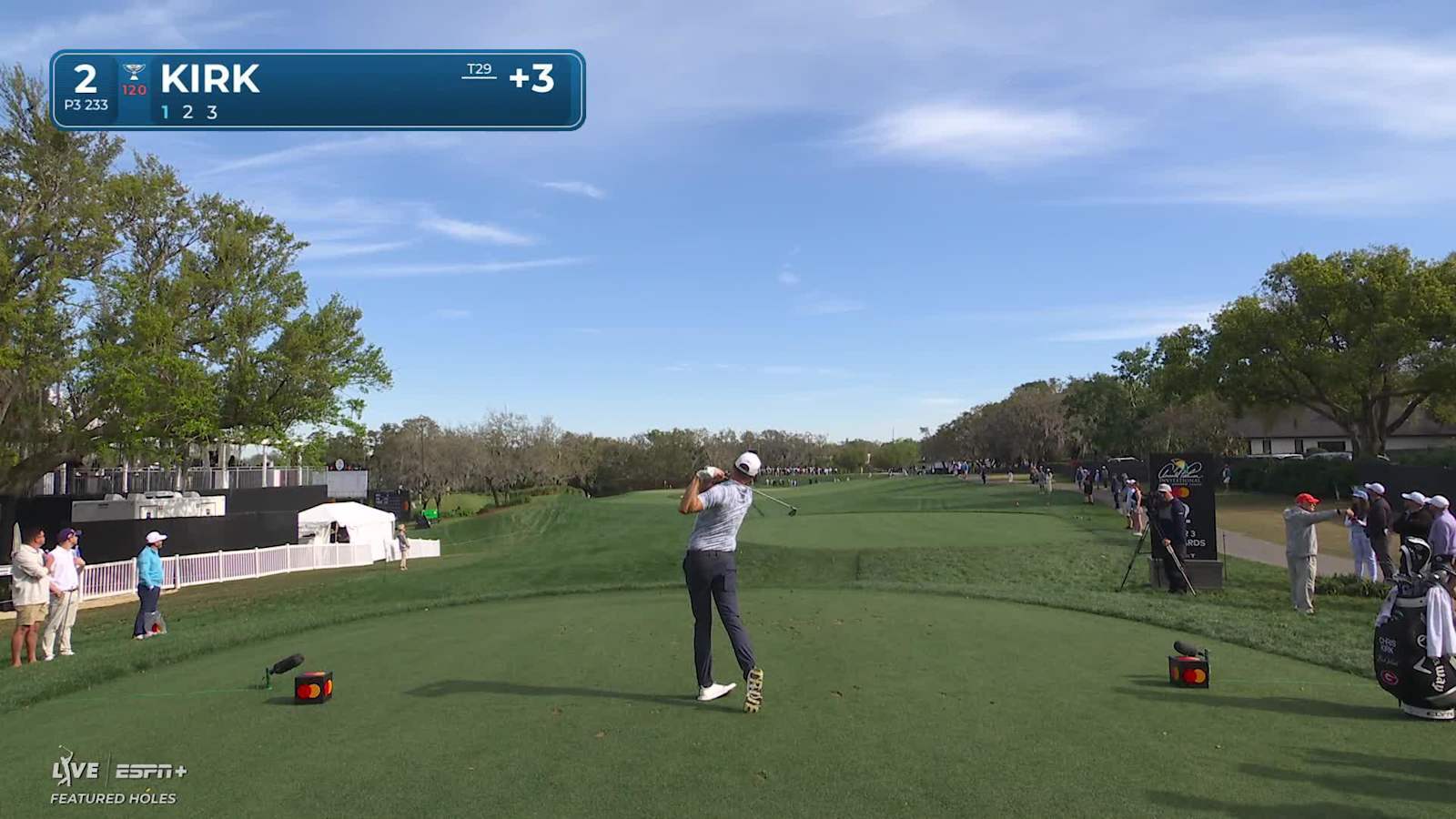 Chris Kirk nearly aces No. 2 at Arnold Palmer Invitational