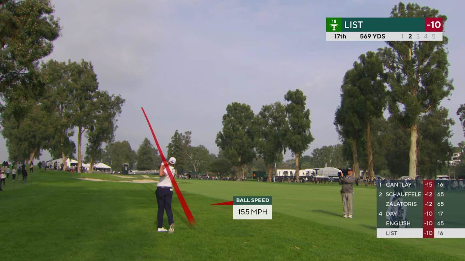 Luke List's bump and run from tough rough yields birdie at Genesis