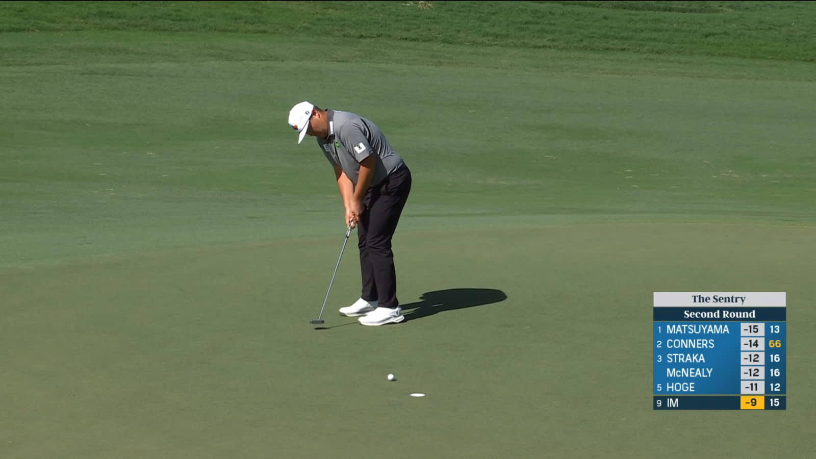 Sungjae Im pours in birdie putt at The Sentry