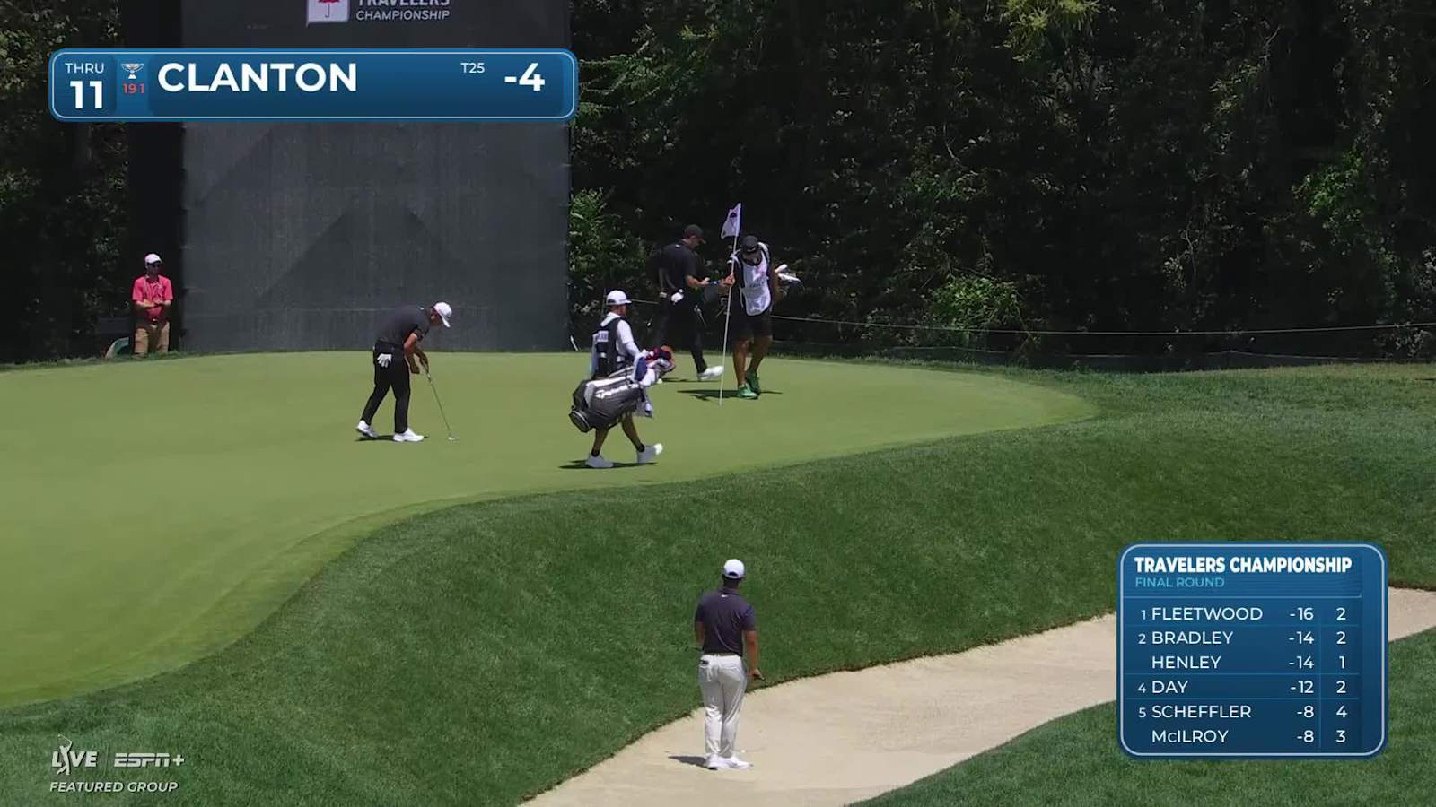 Luke Clanton nearly aces No. 11 at Travelers