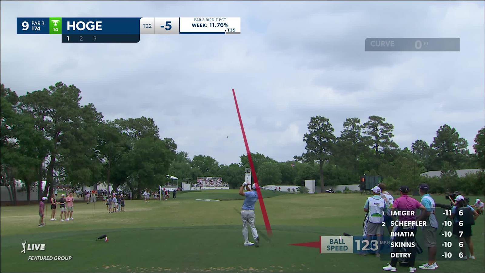 Tom Hoge sticks tee shot to set up birdie at Houston Open