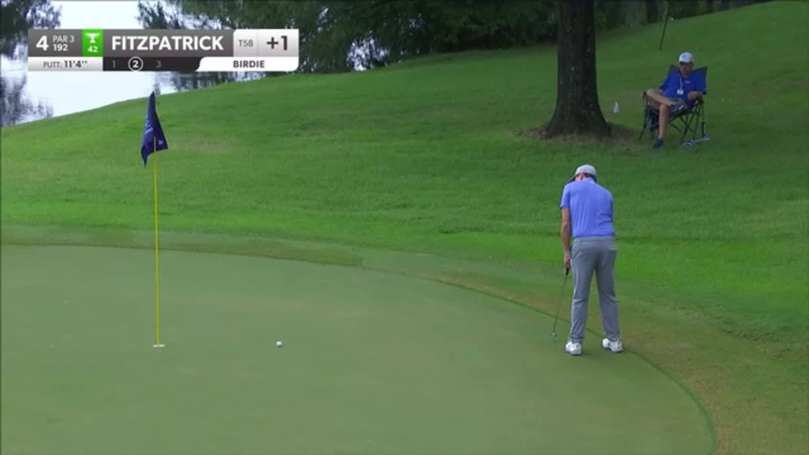 Matt Fitzpatrick makes 11-footer for birdie at FedEx St. Jude