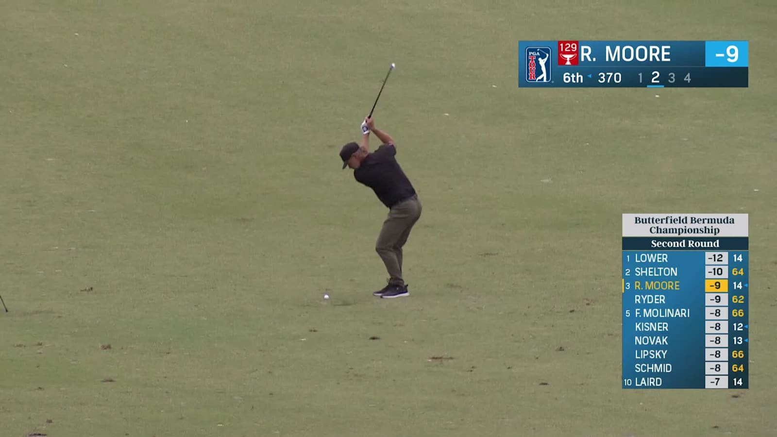 Ryan Moore dials in approach to set up birdie at Butterfield Bermuda