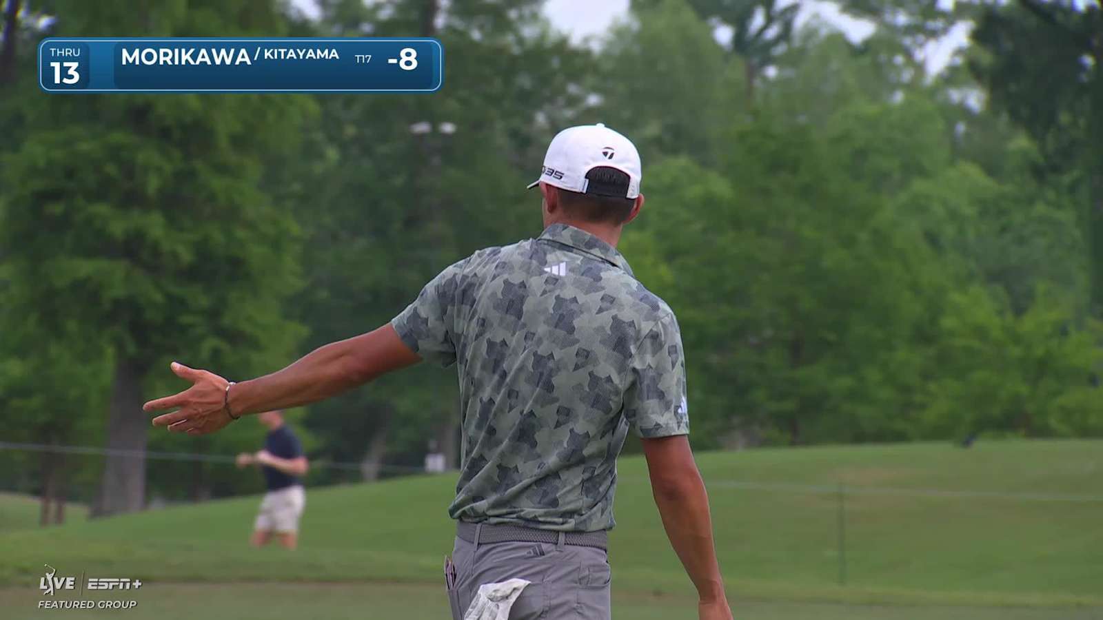 Collin Morikawa makes birdie on No. 13 at Zurich Classic
