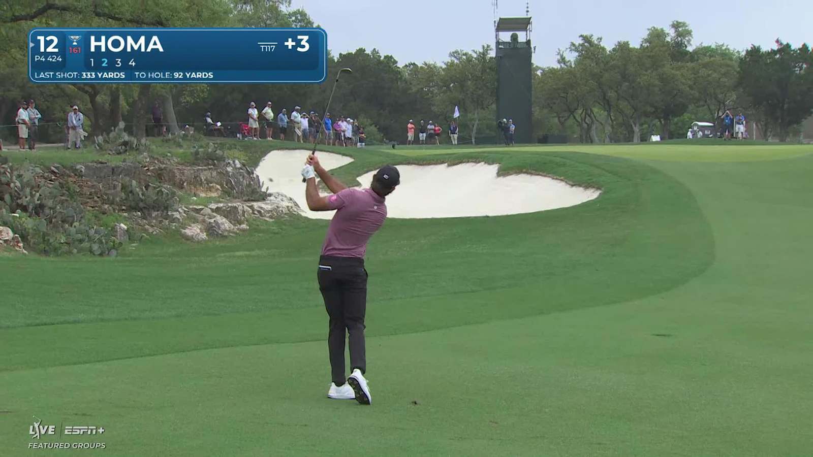 Max Homa sticks wedge tight to set up birdie at Valero