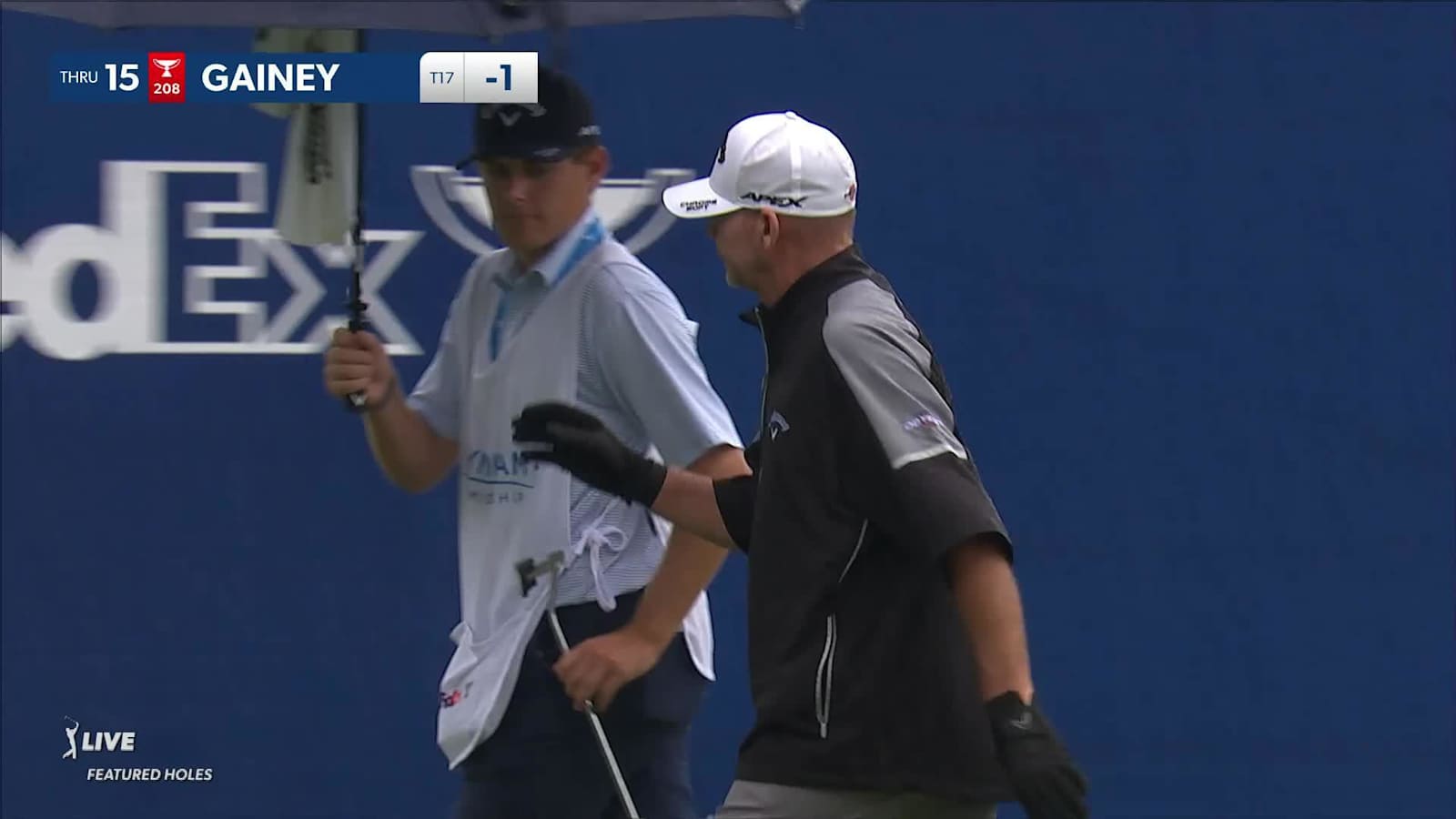 Tommy Gainey reaches in two and birdies at Wyndham