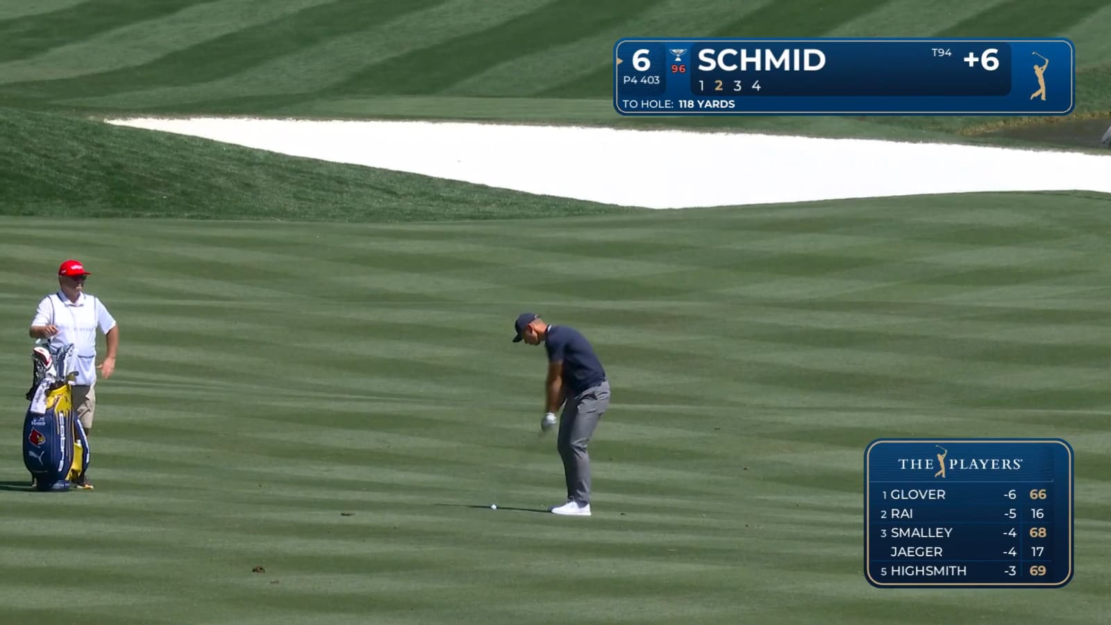 Matti Schmid's amazing approach leads to birdie at THE PLAYERS