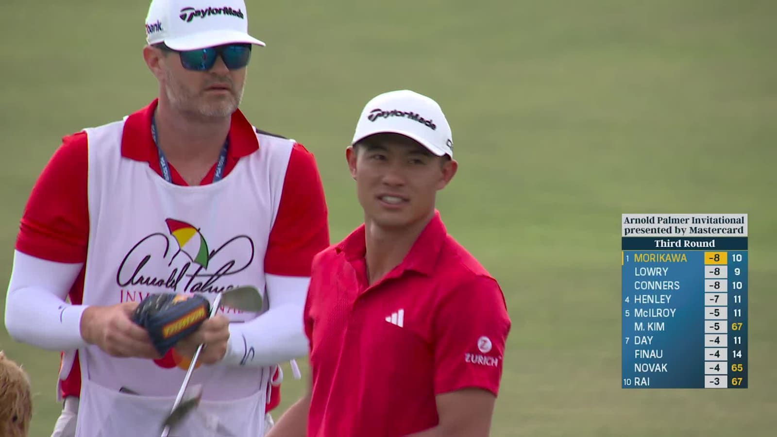 Collin Morikawa sticks second tight and birdies at Arnold Palmer Invitational