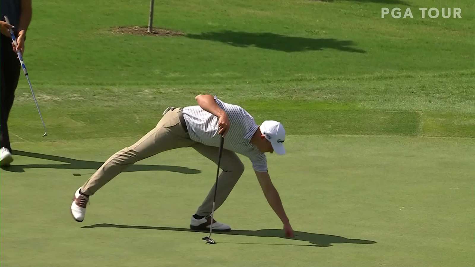 Ryan Lumsden makes short birdie putt at AT&T Byron Nelson