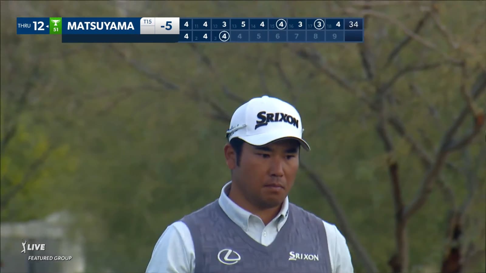 Hideki Matsuyama makes birdie on No. 3 at WM Phoenix Open