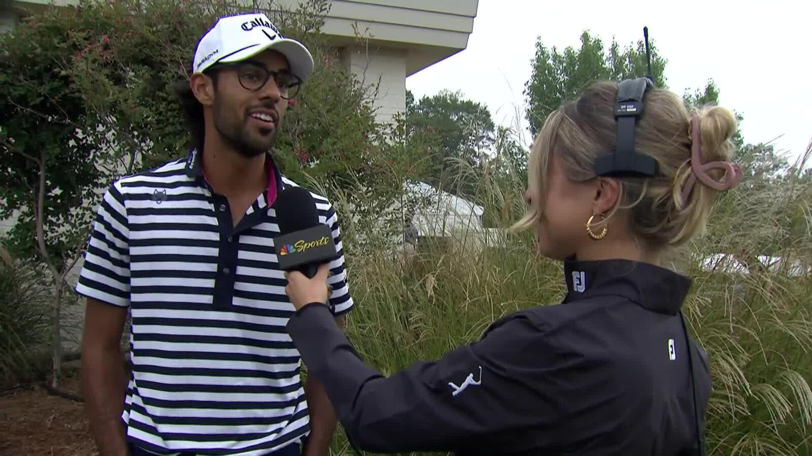Akshay Bhatia's interview after Round 1 of the Sanderson Farms