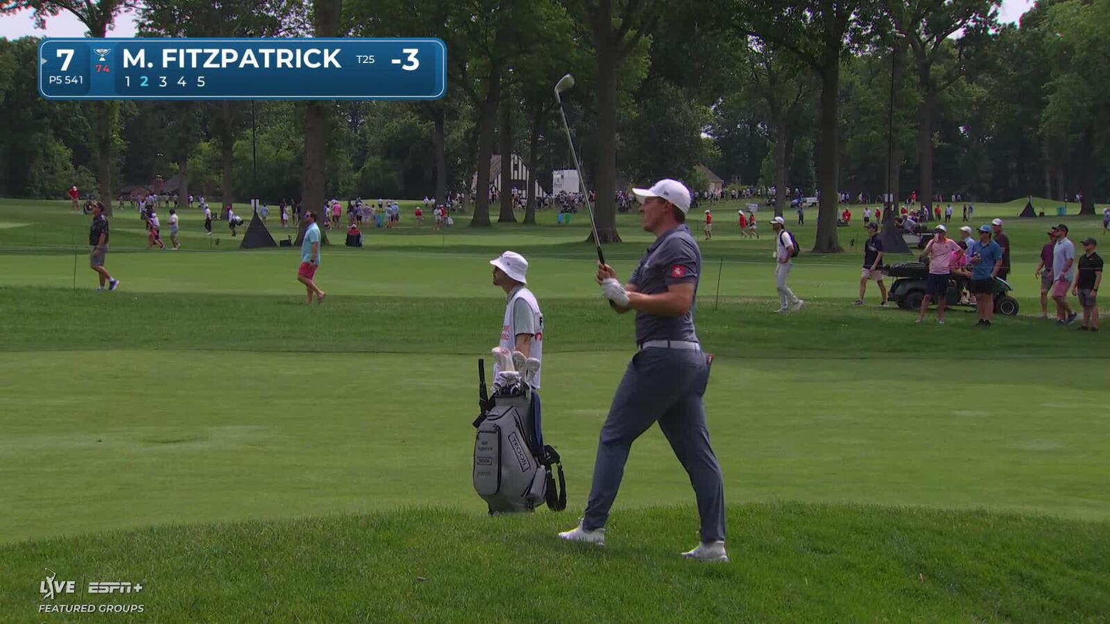 Matt Fitzpatrick makes birdie on No. 7 at Rocket Classic
