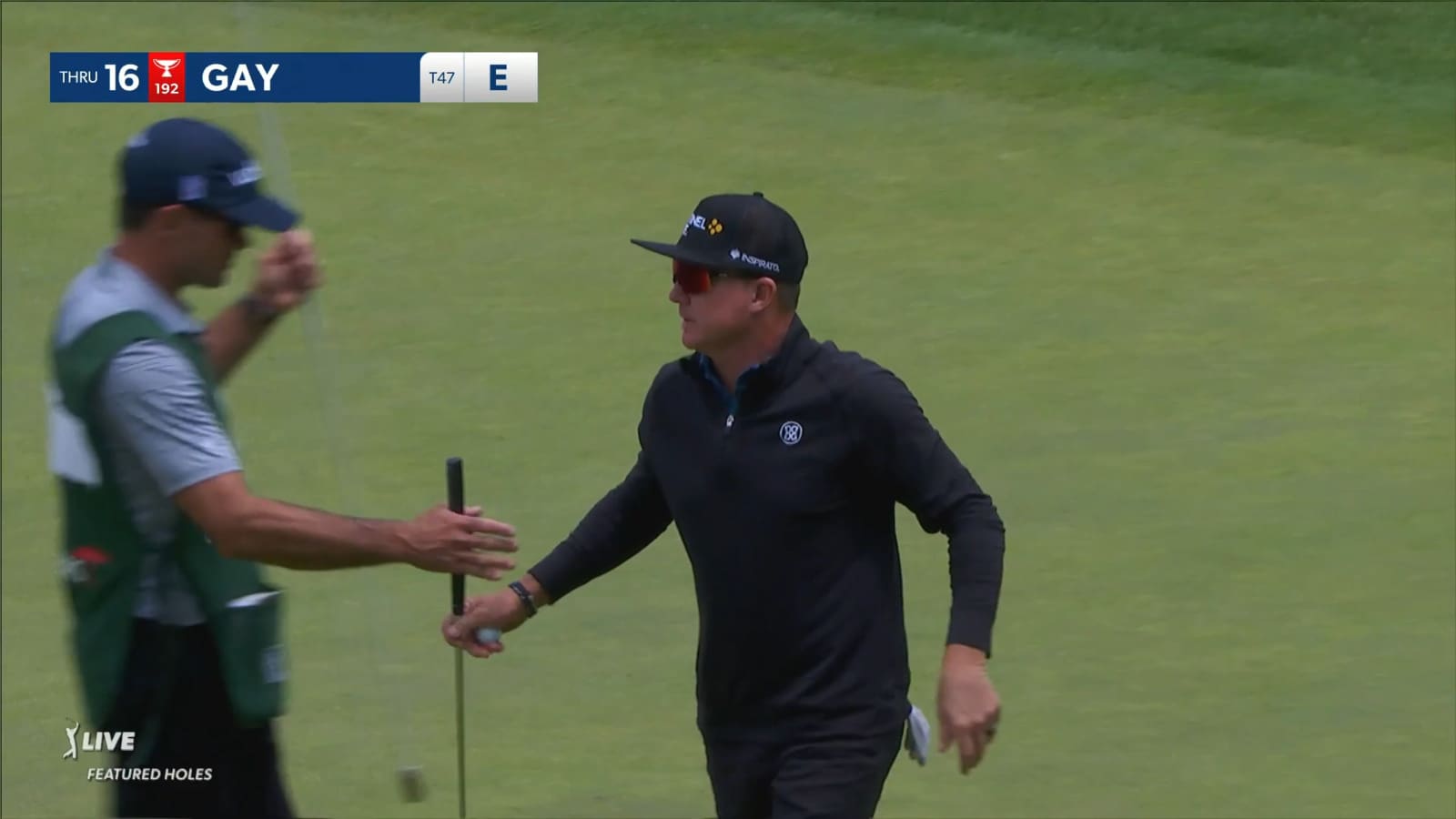 Brian Gay dials-in tee shot to 5 feet at Travelers