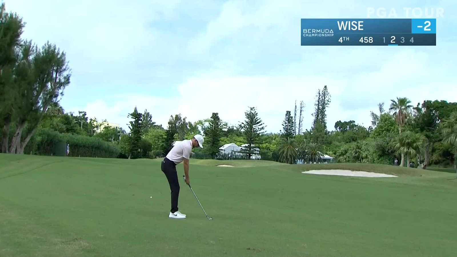 Aaron Wise uses nice approach to set up birdie at Bermuda 