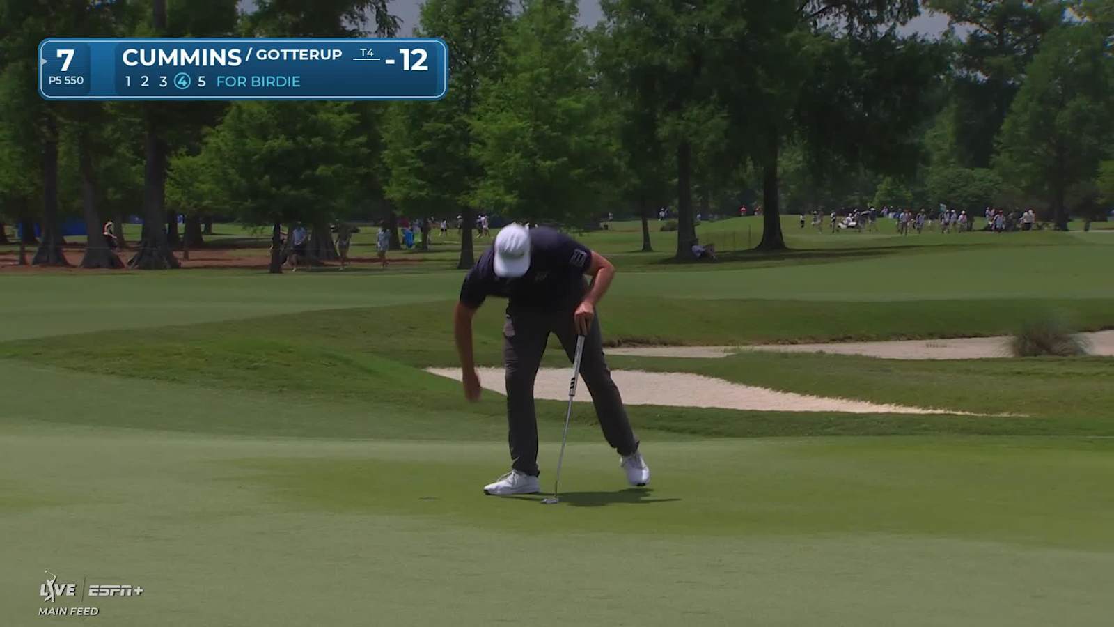 Team Chris Gotterup/Quade Cummins pitch it close to set up birdie at Zurich Classic