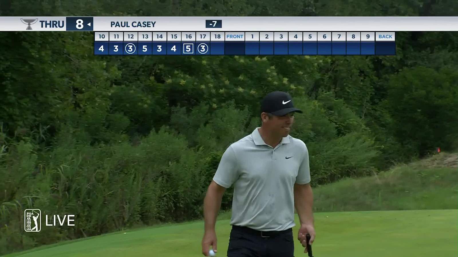 Paul Casey's close approach seals birdie at THE NORTHERN TRUST