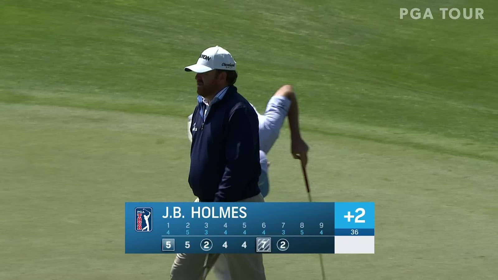 J.B. Holmes drains birdie putt at Valero