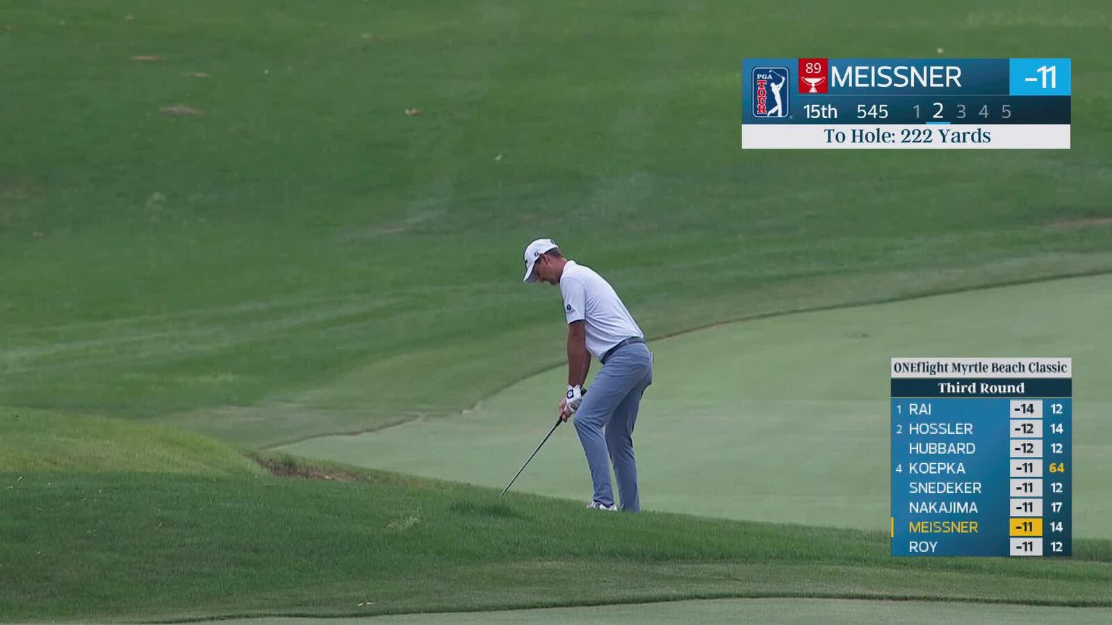 Mac Meissner reaches par-5 No. 15 in two, makes birdie at ONEflight Myrtle