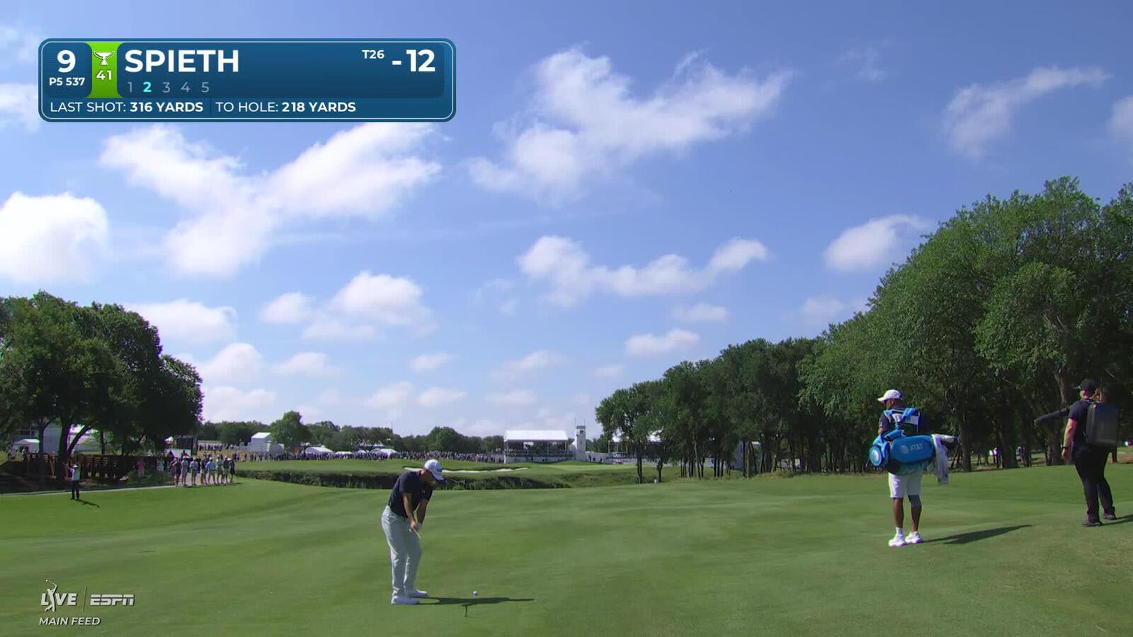 Jordan Spieth reaches par-5 No. 9 in two, makes birdie at THE CJ CUP