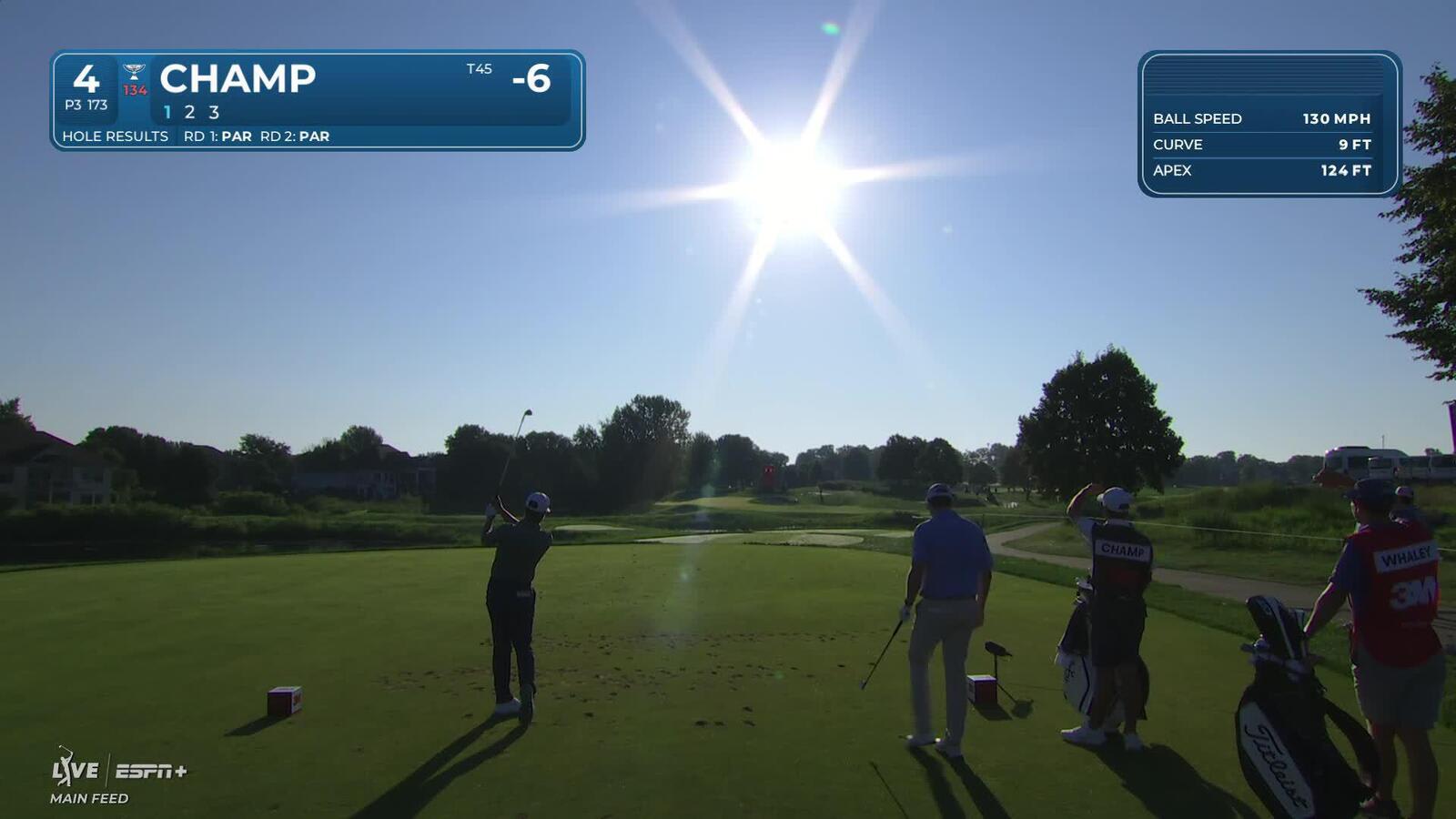 Cameron Champ makes birdie on No. 4 at 3M Open