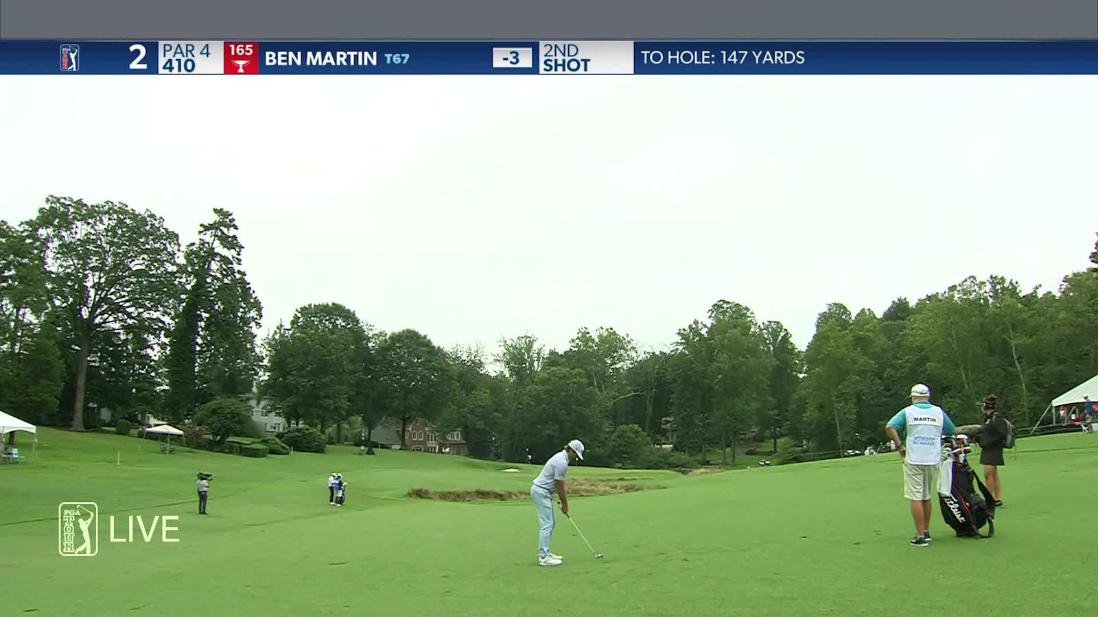Ben Martin makes birdie on No. 2 in Round 4 at Wyndham
