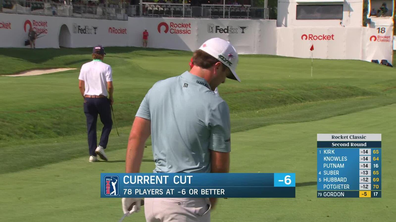 Will Gordon makes birdie on No. 18 at Rocket Classic