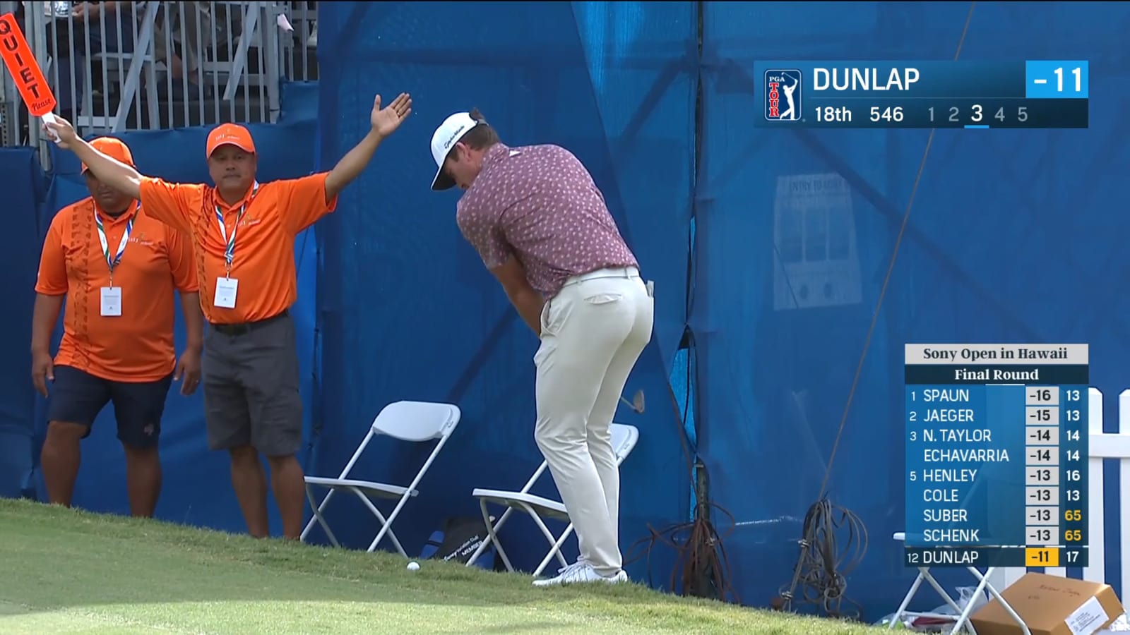 Nick Dunlap relies on short game to save birdie at Sony Open