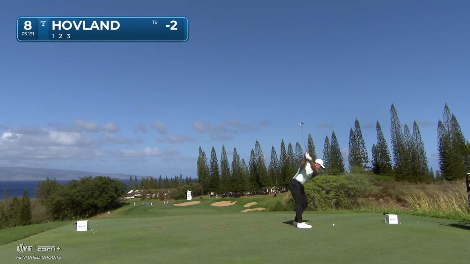 Viktor Hovland goes flagstick hunting to set up birdie at The Sentry