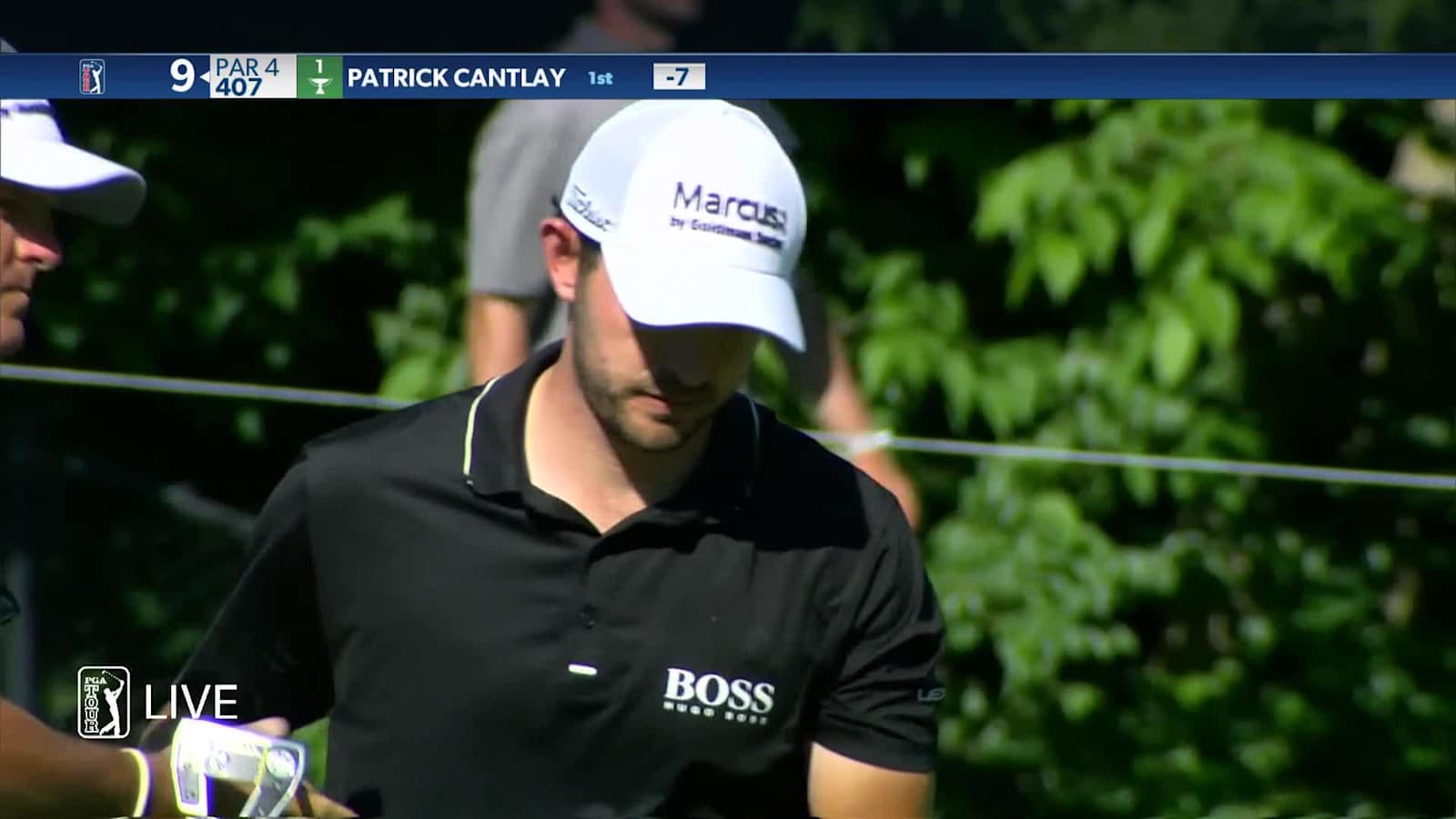 Patrick Cantlay dials in approach to set up birdie at the Memorial